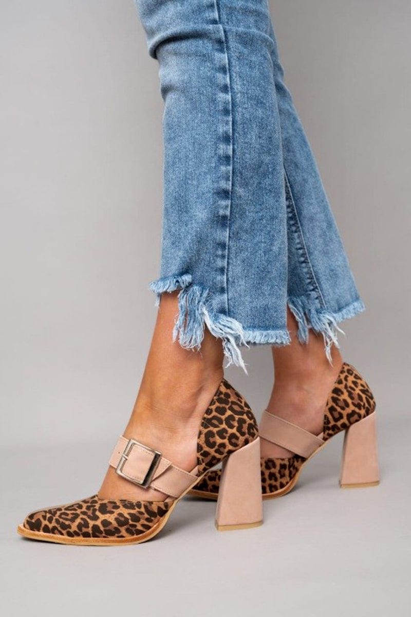 Emma | Décolleté a Blocco con Audace Stampa Leopardo