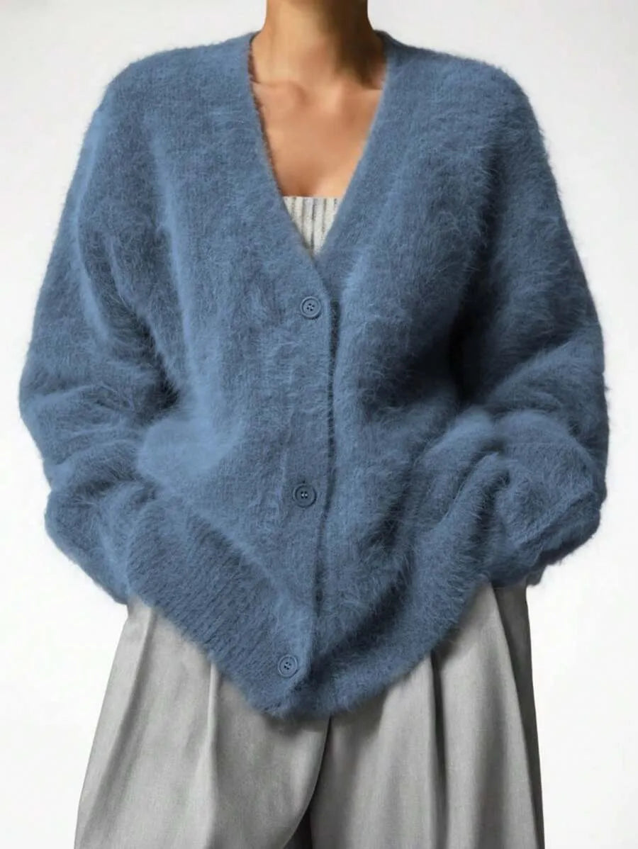 Oversized V-Neck Cardigan