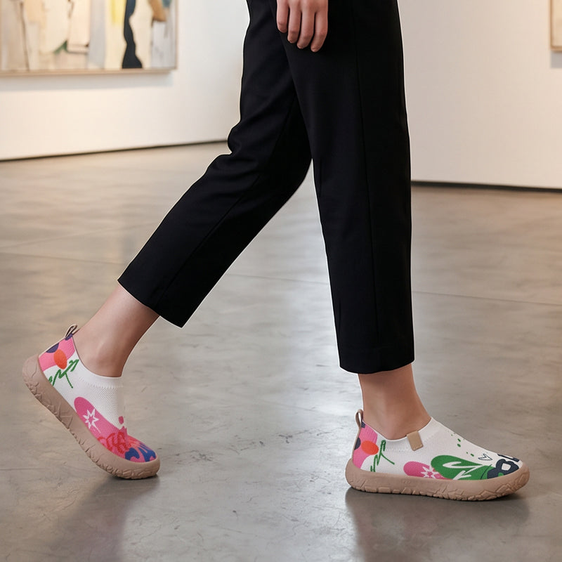 Sophia | Slip-On a Stampa Artistica con Suola Morbida