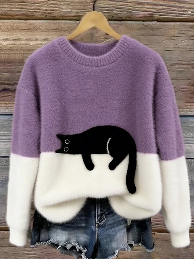 Elisabetta | Maglione con gatto