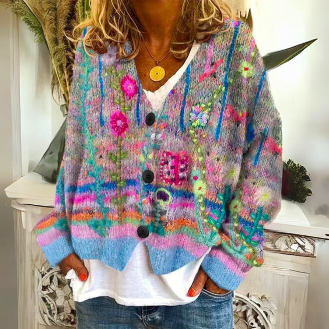 Hannah | Cosy Colourful Jumper