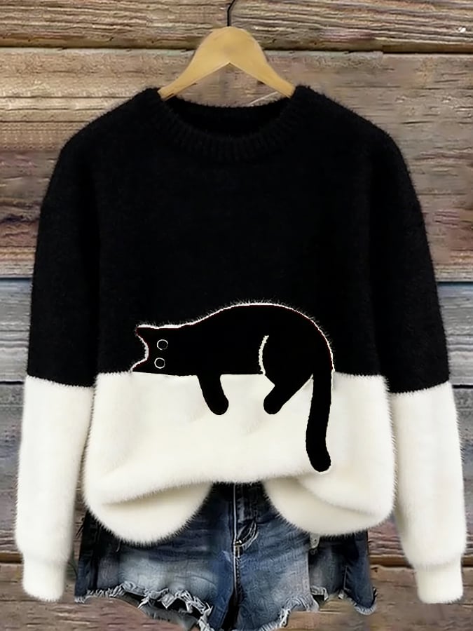 Elisabetta | Maglione con gatto