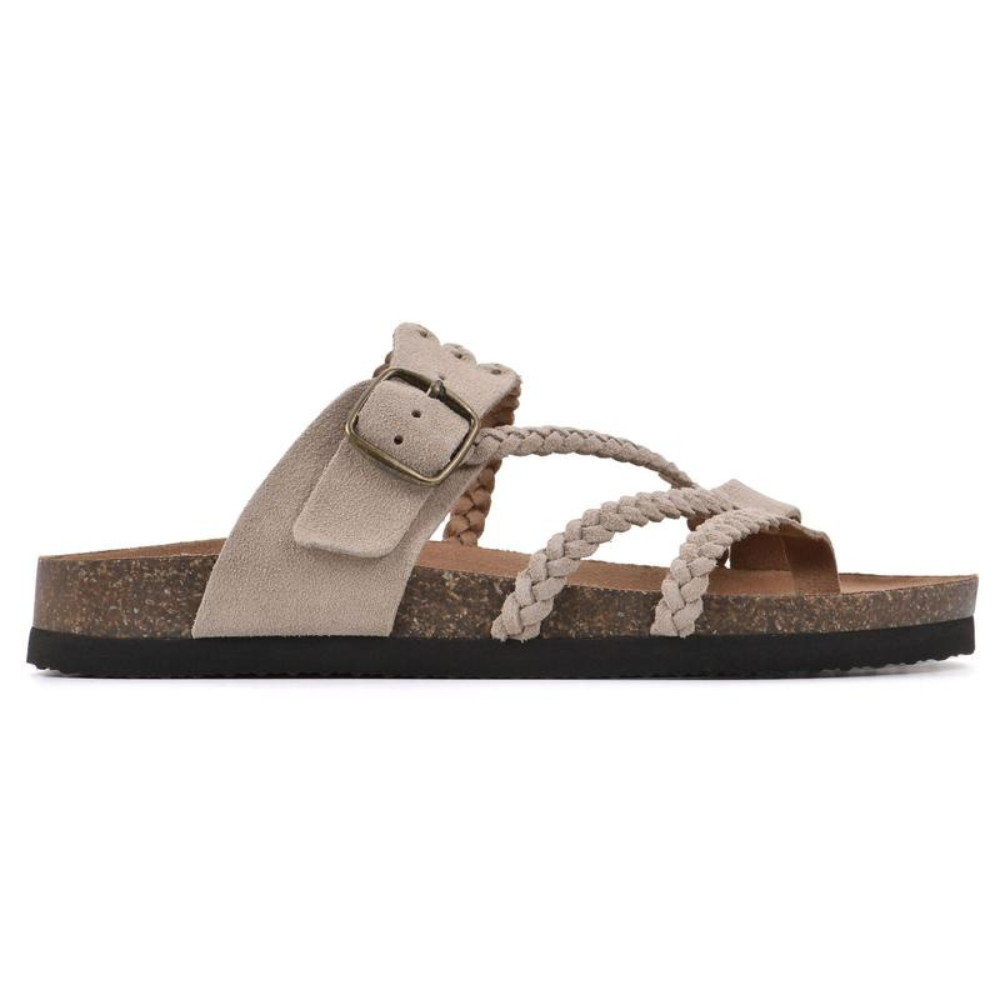 Hayleigh | Sandali con Plantare in Sughero Intrecciato