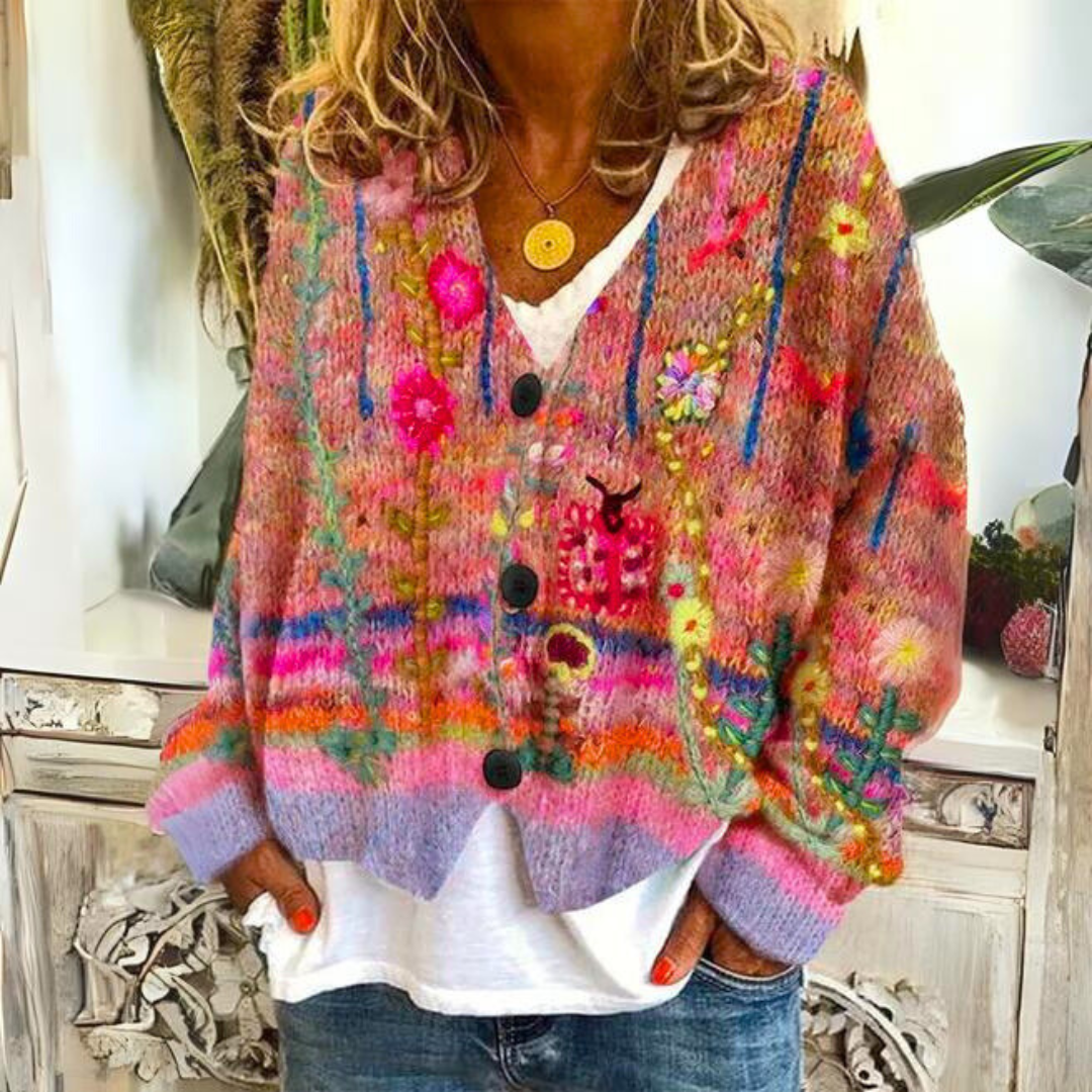 Hannah | Cosy Colourful Jumper