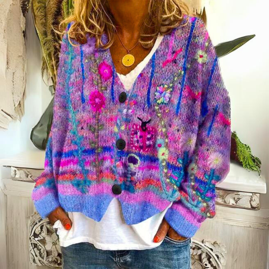 Hannah | Cosy Colourful Jumper