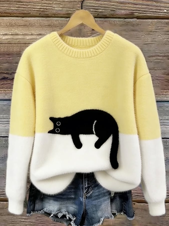 Elisabetta | Maglione con gatto