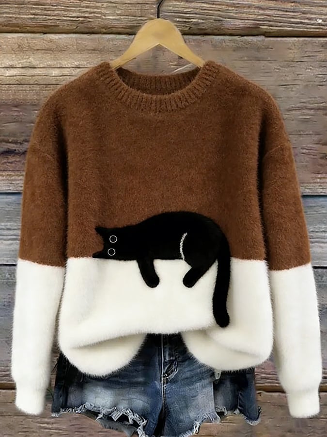 Elisabetta | Maglione con gatto