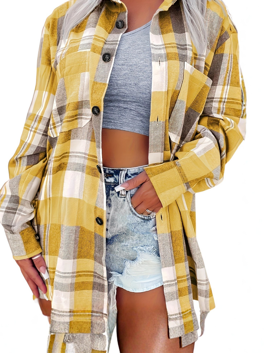 Josephine | Oversized Check Shirt Jacket