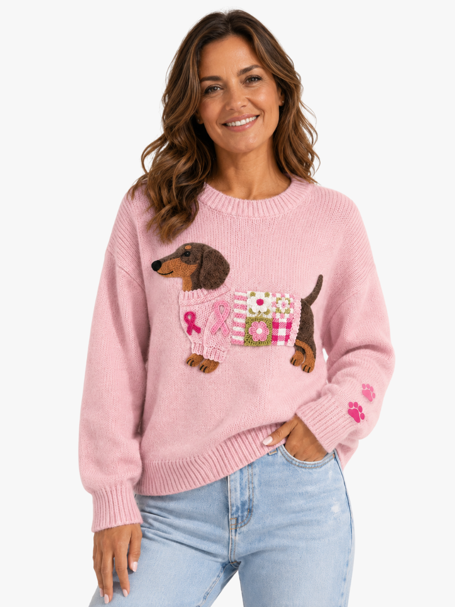 Rosalie | Novelty Dachshund Knit Jumper