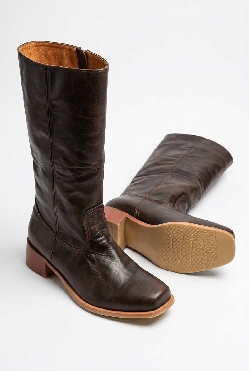 Wilhelmina | Block Heel Riding Boots