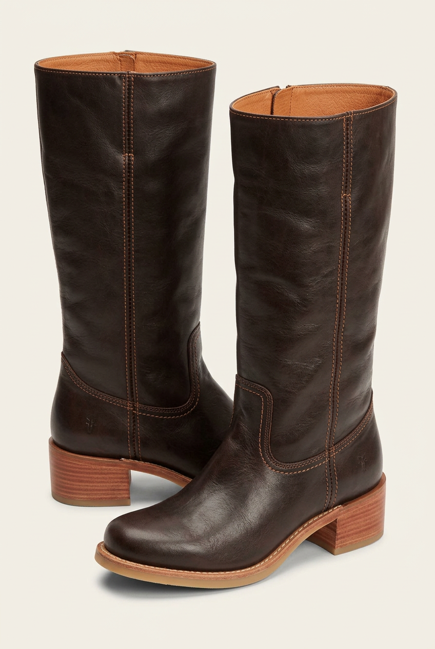Wilhelmina | Block Heel Riding Boots