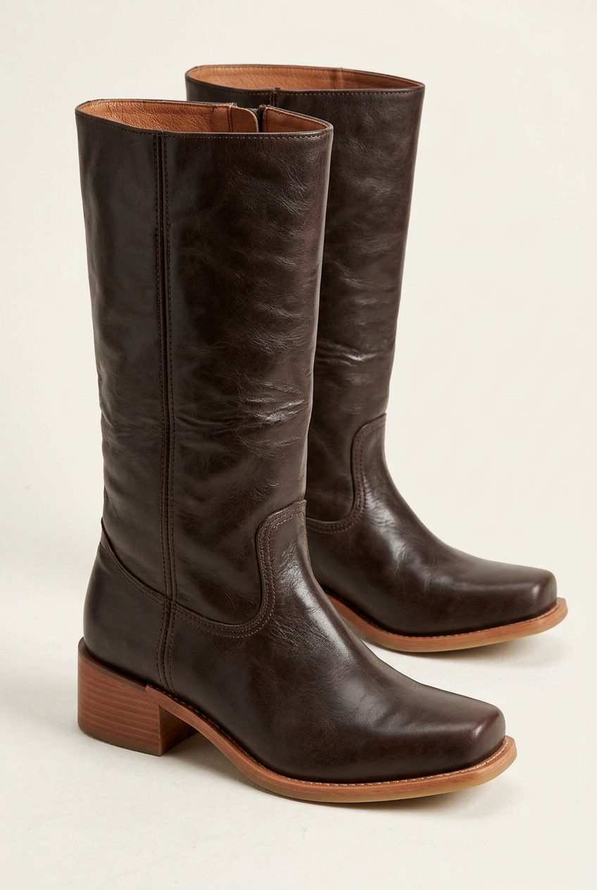 Wilhelmina | Block Heel Riding Boots