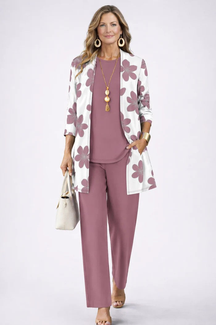 Eleanora | Printed Three-Piece Occasion Set