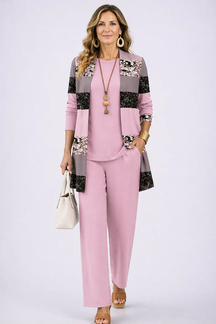 Eleanora | Printed Three-Piece Occasion Set