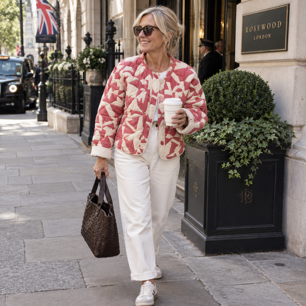 Beatrice | Quilted Floral Print Jacket