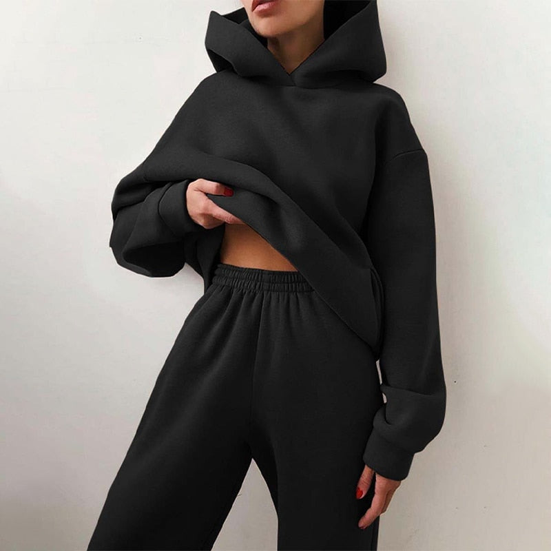 Jogginganzug Damen | 2-teiliges Set & Elastikbund-Komfort
