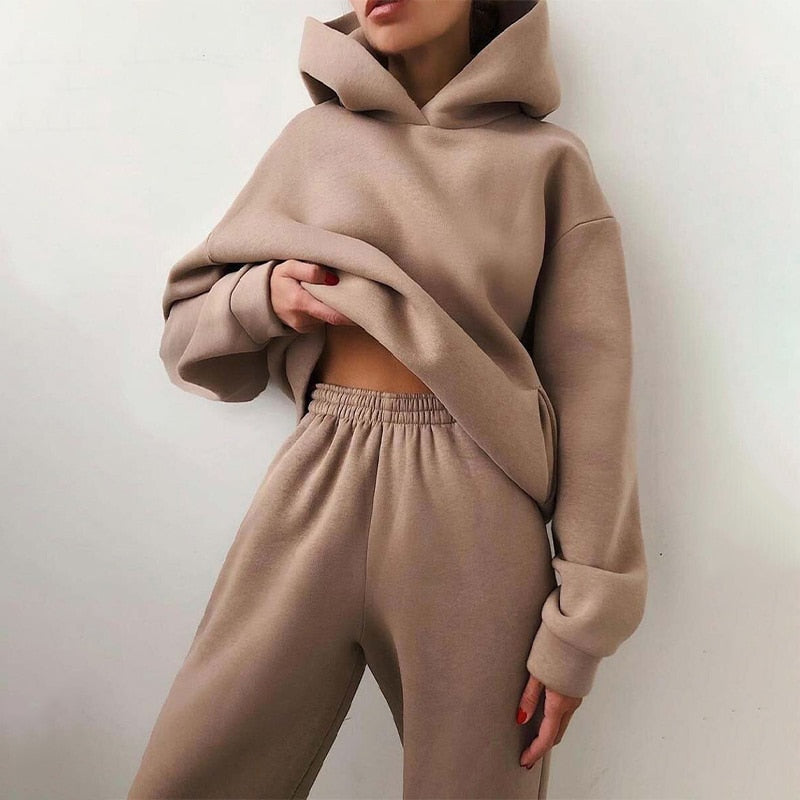 Jogginganzug Damen | 2-teiliges Set & Elastikbund-Komfort