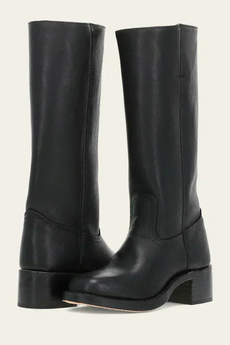 Wilhelmina | Block Heel Riding Boots