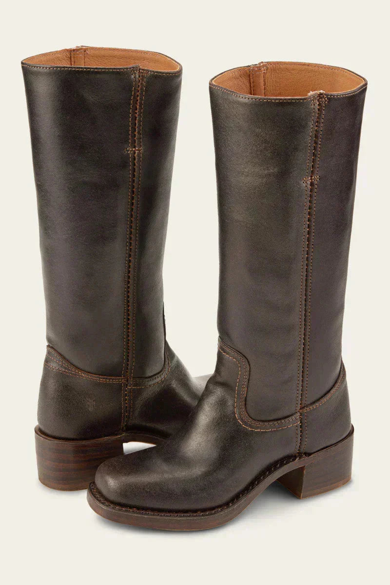 Wilhelmina | Block Heel Riding Boots