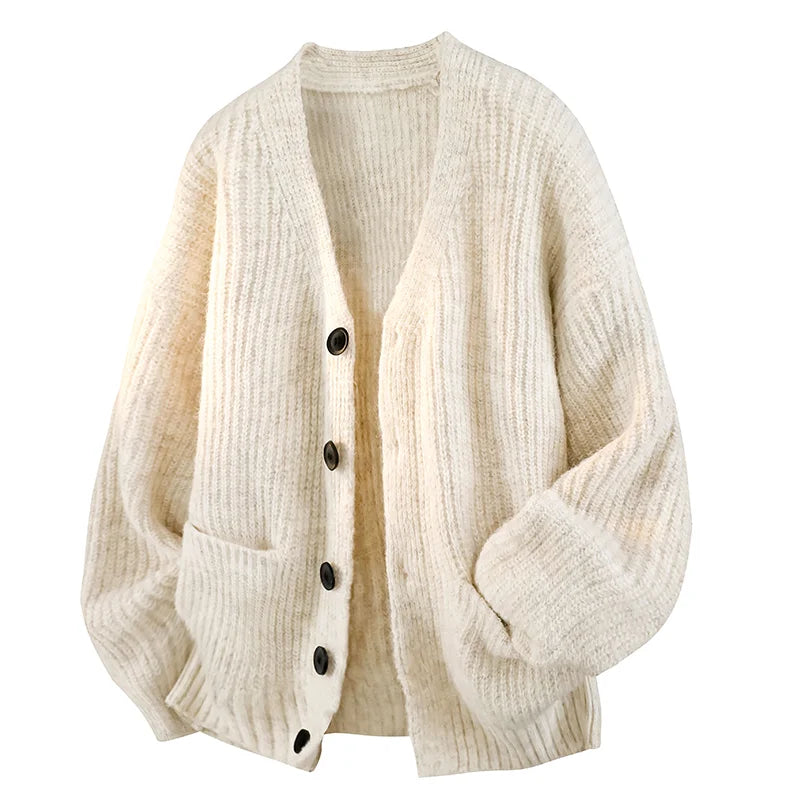 Rosalie | Relaxed V-Neck Cardigan
