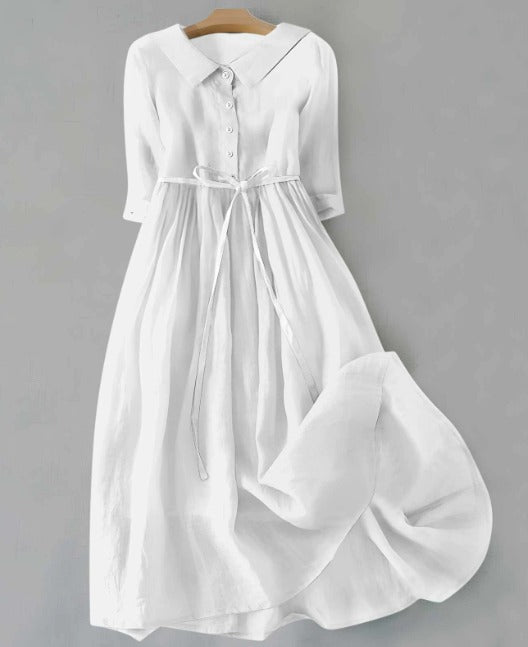 Kaila | Abito Elegante a Maniche Corte