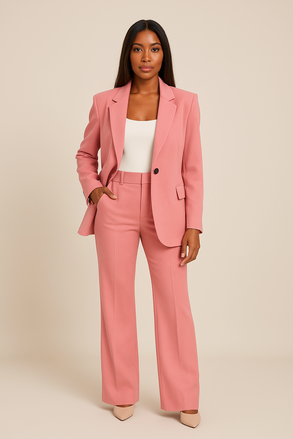 Maria | Women's Tailored-Fit Trouser Suit Set