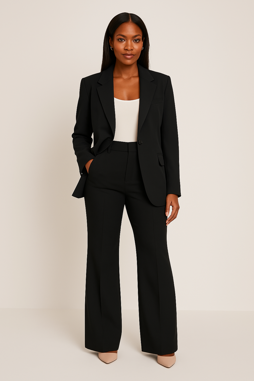 Maria | Women's Tailored-Fit Trouser Suit Set