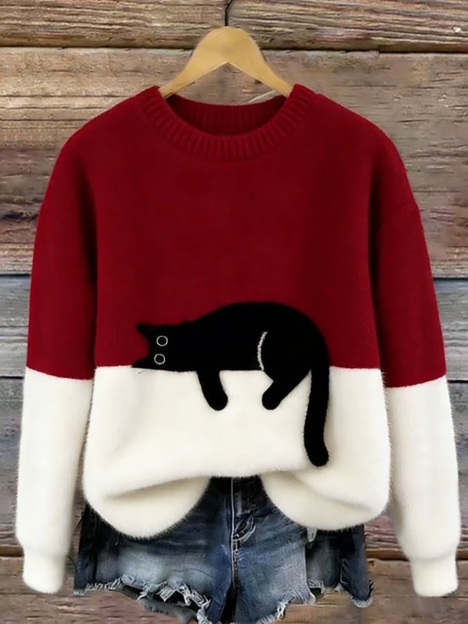 Elisabetta | Maglione con gatto