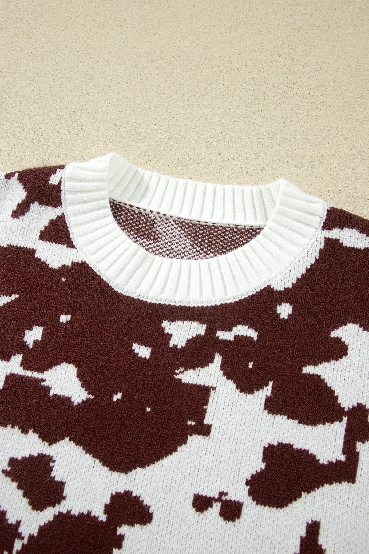 Marigold | Abstract Print Knit Jumper