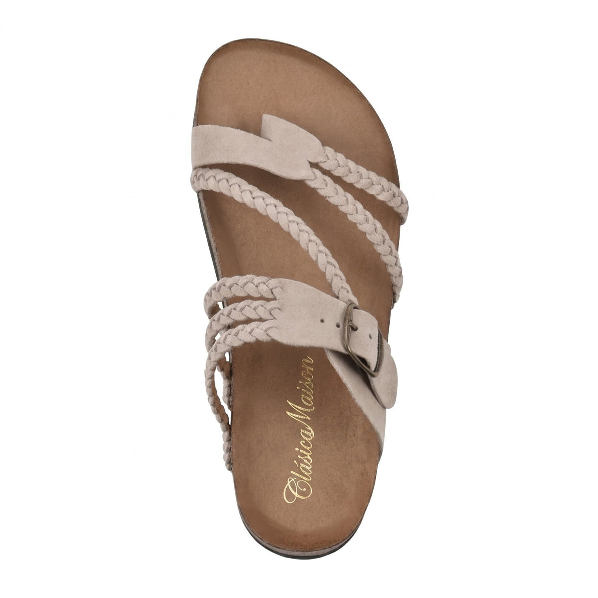 Hayleigh | Sandali con Plantare in Sughero Intrecciato