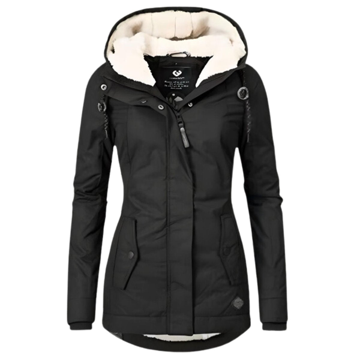 Annika | Women’s All-Weather Sherpa-Lined Hooded Parka – Water-Repellent