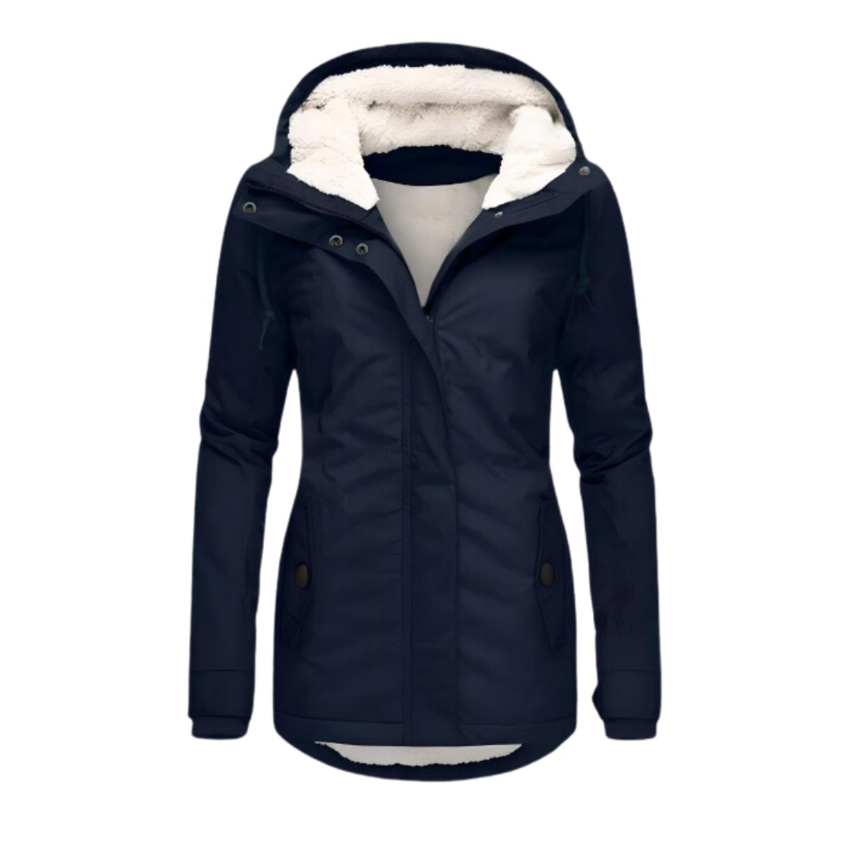 Annika | Women’s All-Weather Sherpa-Lined Hooded Parka – Water-Repellent