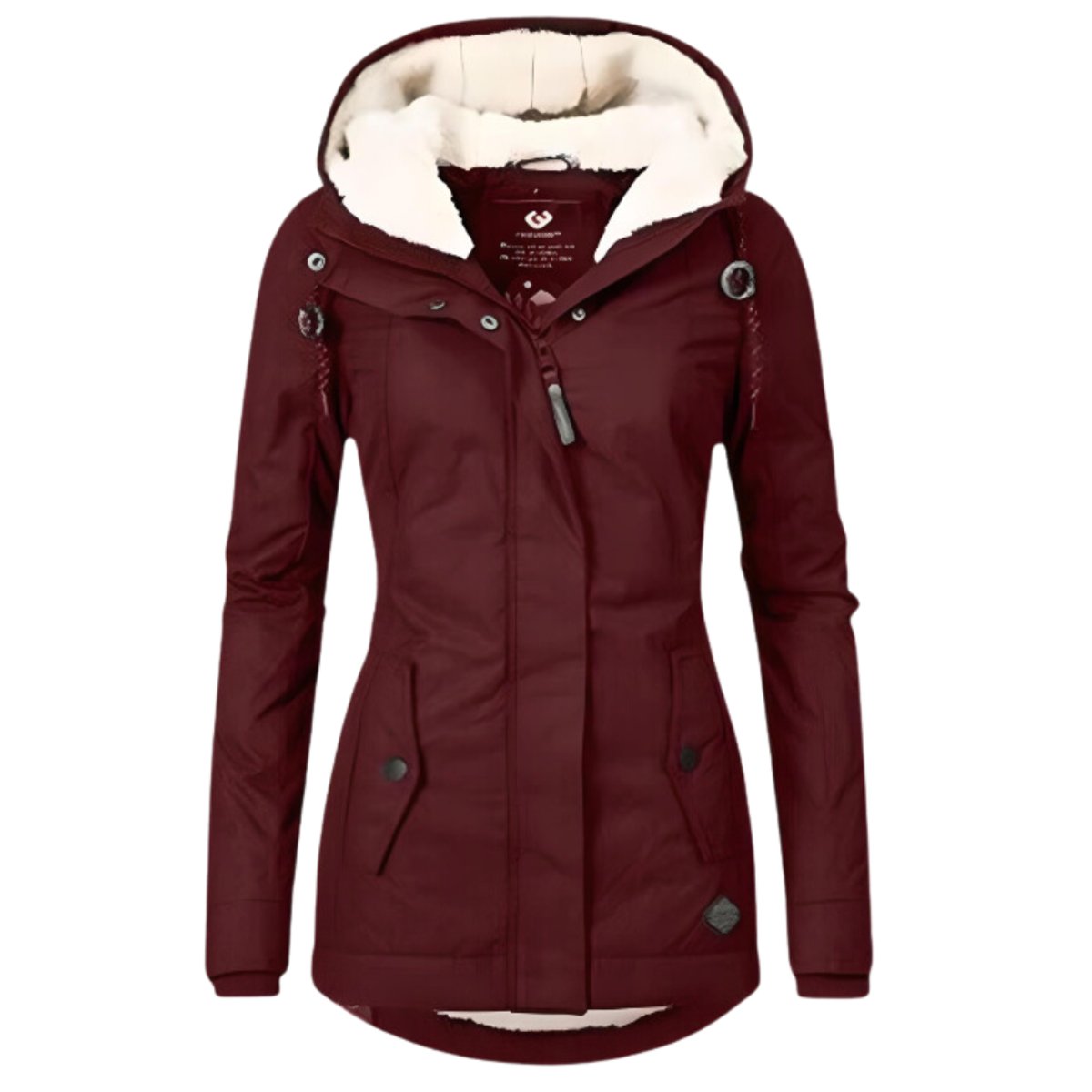 Annika | Women’s All-Weather Sherpa-Lined Hooded Parka – Water-Repellent