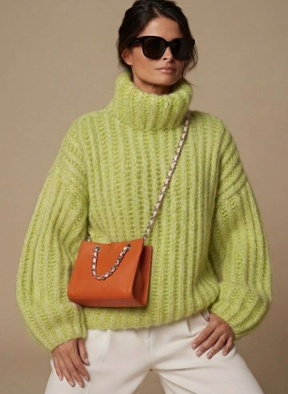 Cordelia | Chunky Roll-Neck Jumper