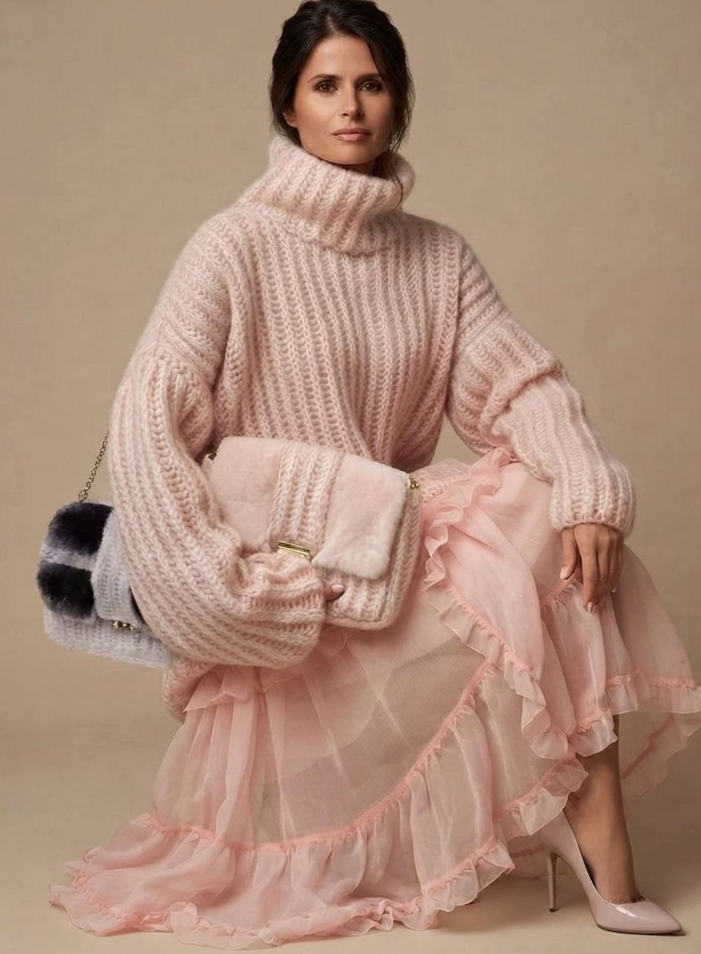 Cordelia | Chunky Roll-Neck Jumper
