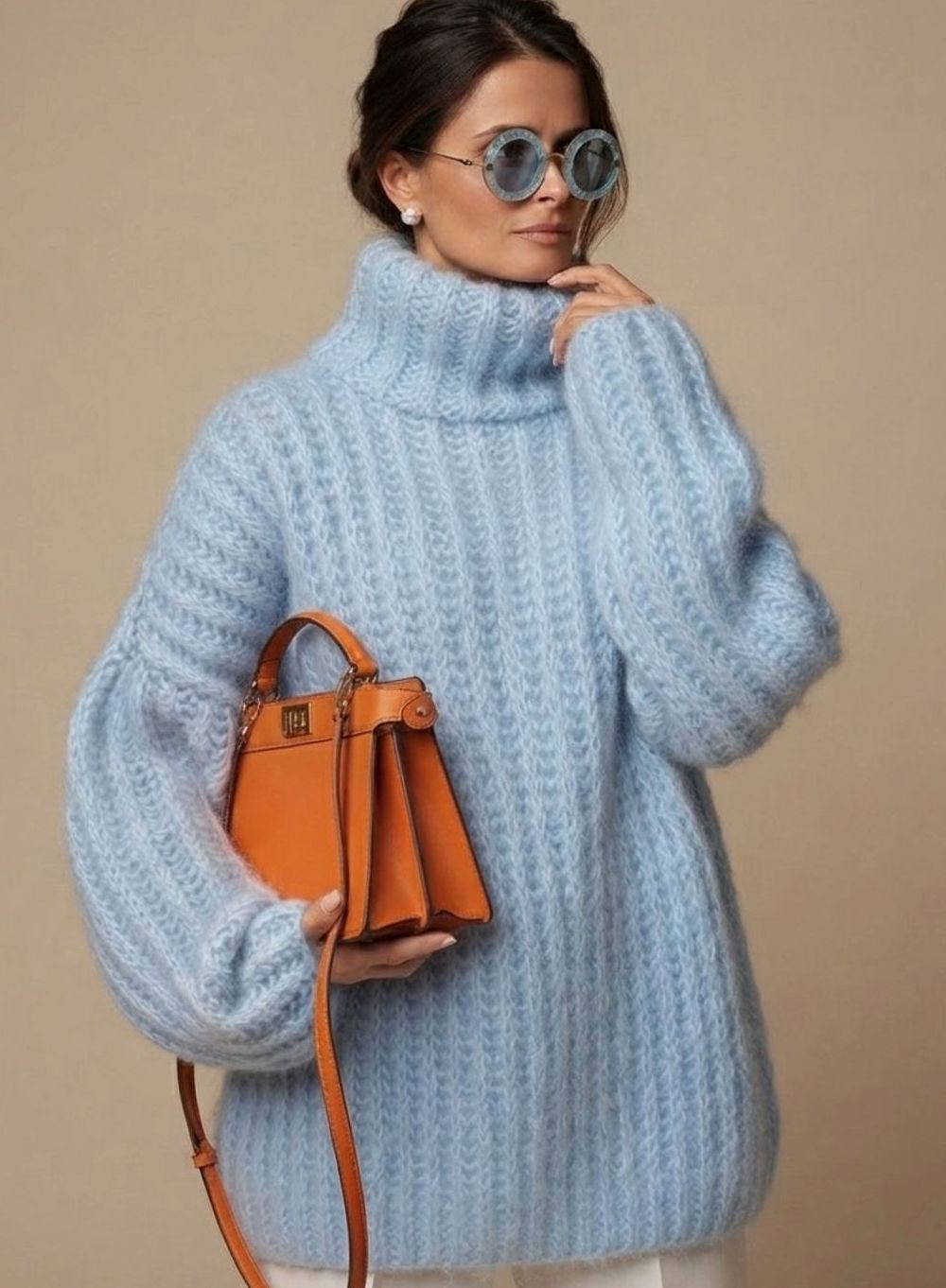Cordelia | Chunky Roll-Neck Jumper