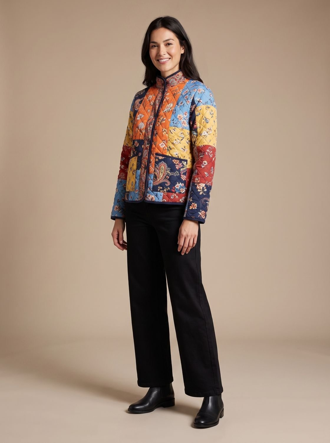 Wilhelmina | Patchwork Quilted Jacket