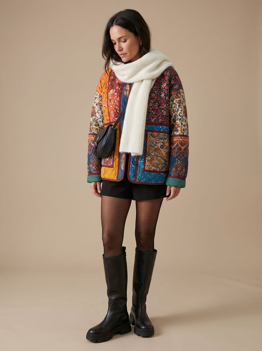 Wilhelmina | Patchwork Quilted Jacket
