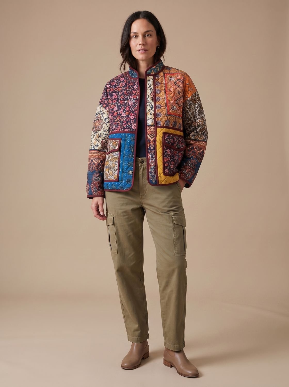 Wilhelmina | Patchwork Quilted Jacket