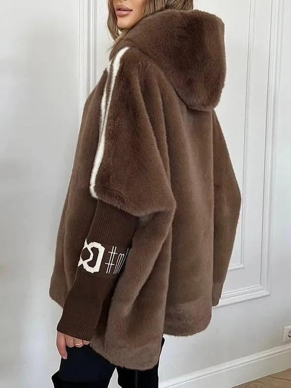 Marguerite | Hooded Faux Fur Jacket