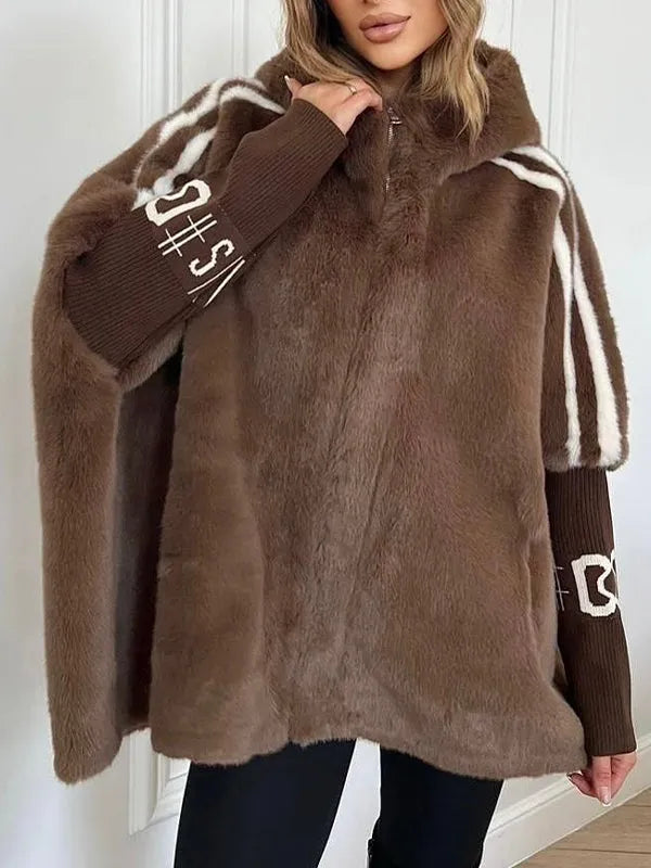 Marguerite | Hooded Faux Fur Jacket