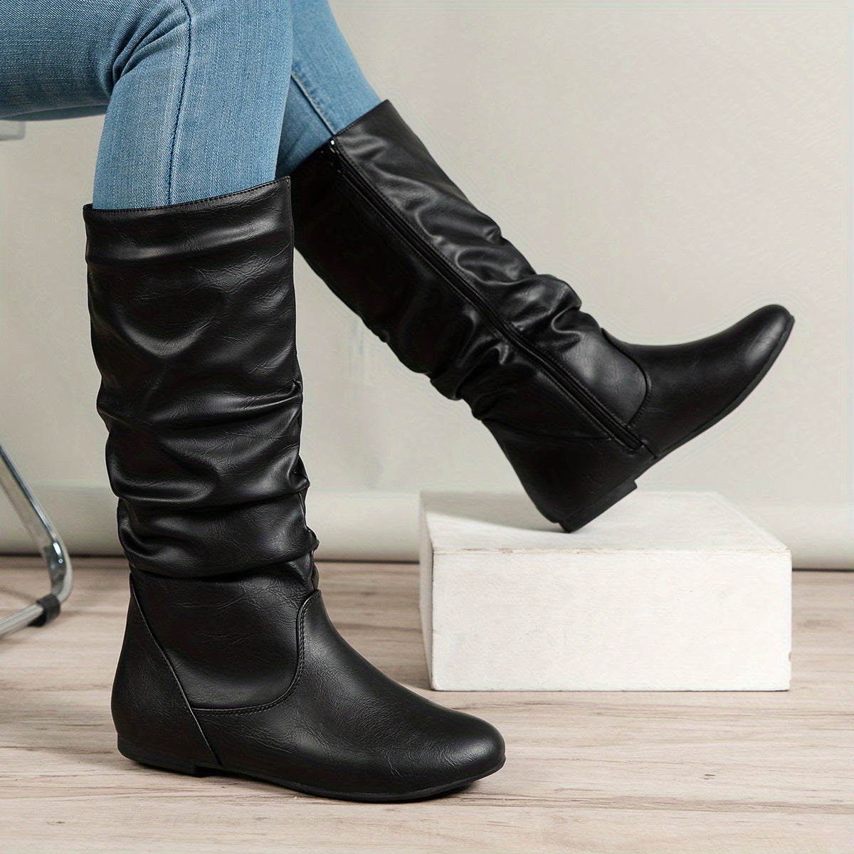 Charlotte | Slouchy Knee-High Boots