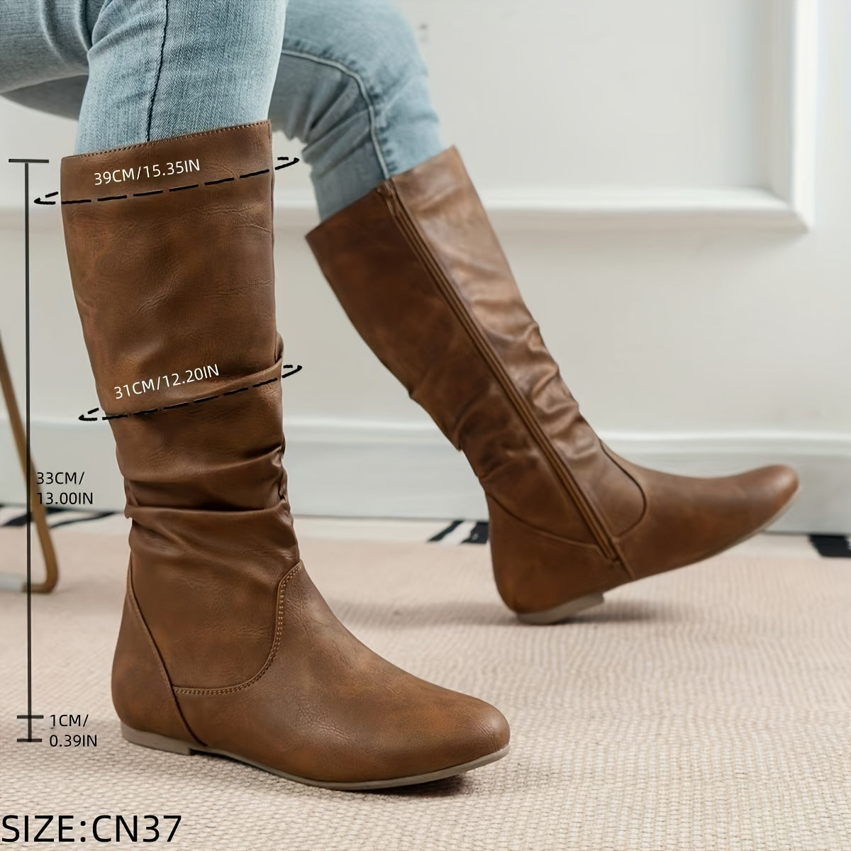 Charlotte | Slouchy Knee-High Boots