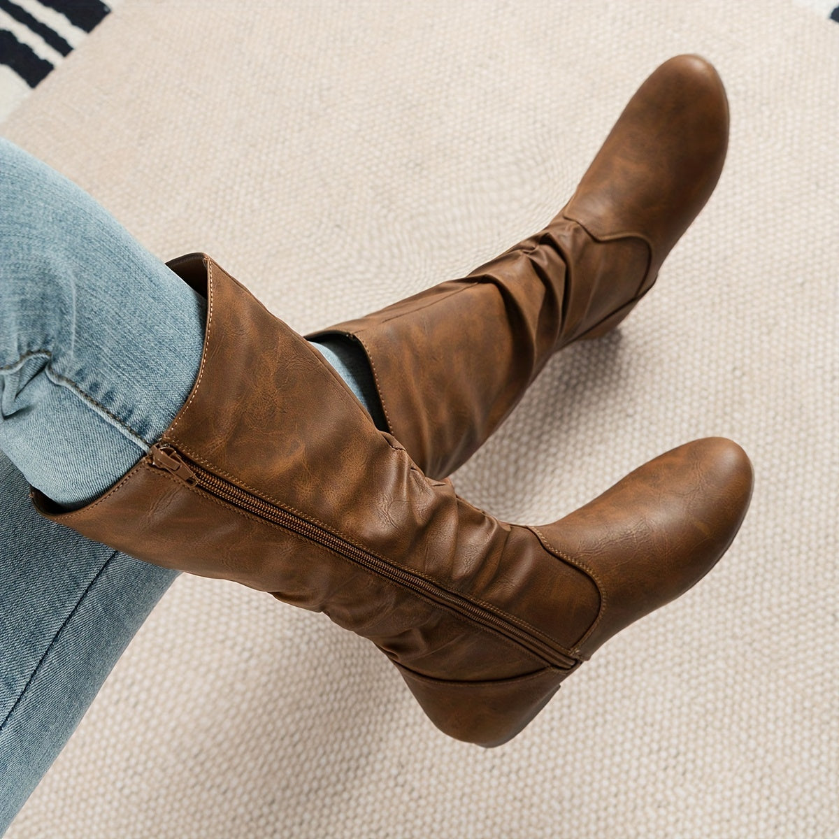 Charlotte | Slouchy Knee-High Boots