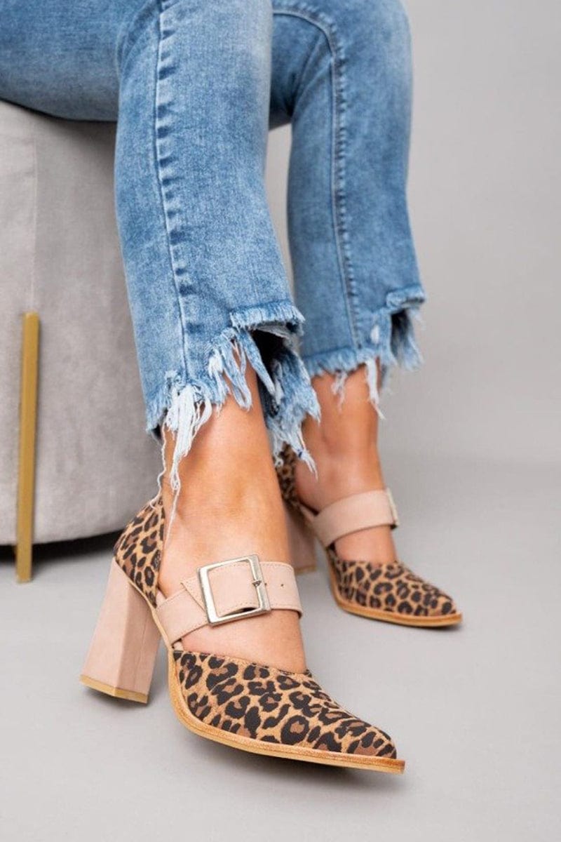 Emma | Décolleté a Blocco con Audace Stampa Leopardo