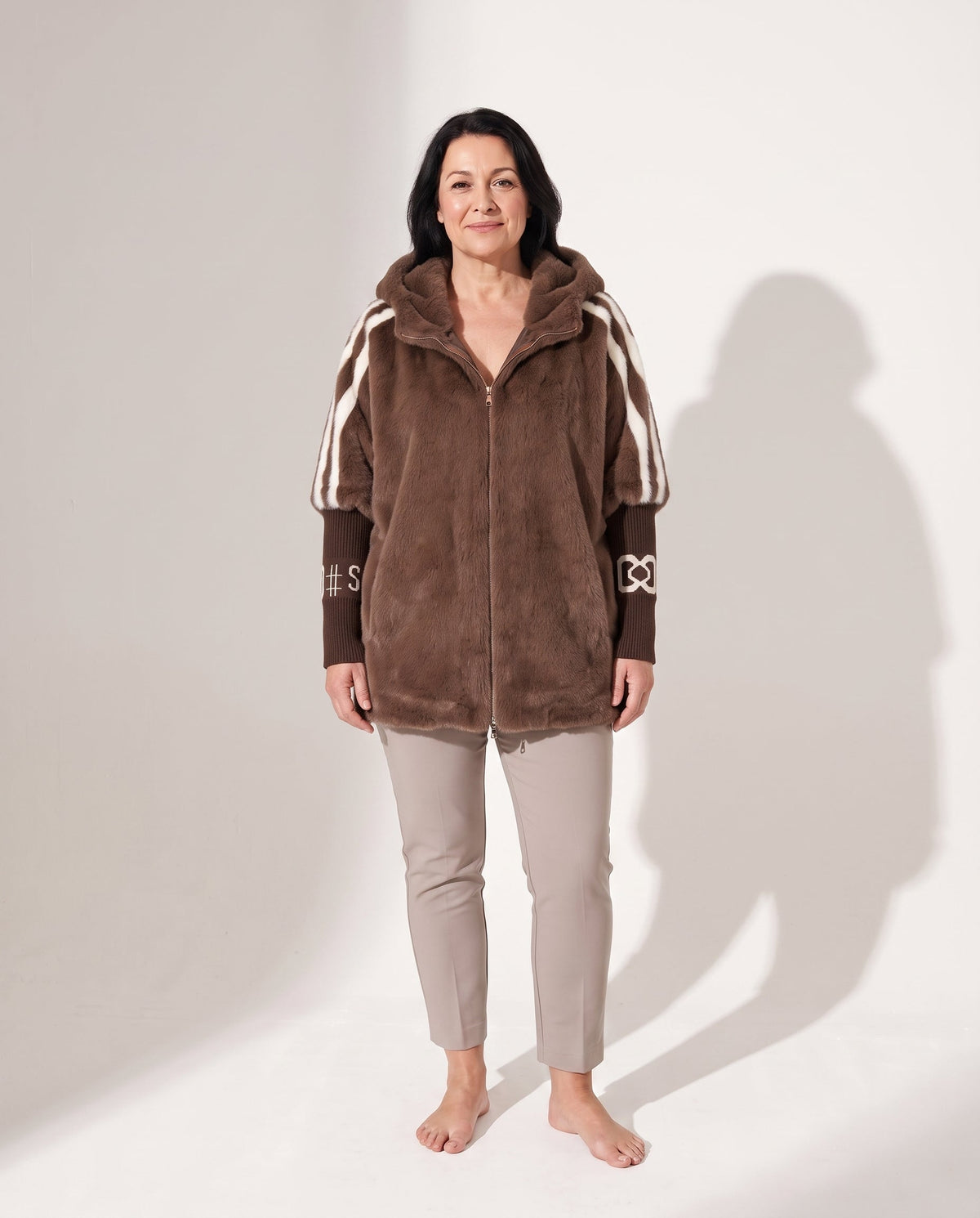 Marguerite | Hooded Faux Fur Jacket