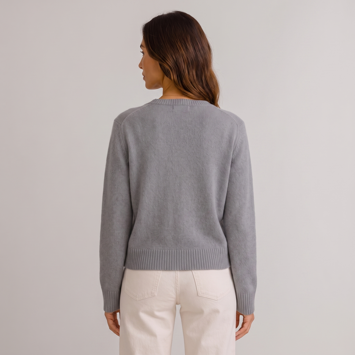 Eleanor | Classic Crew Neck Cardigan