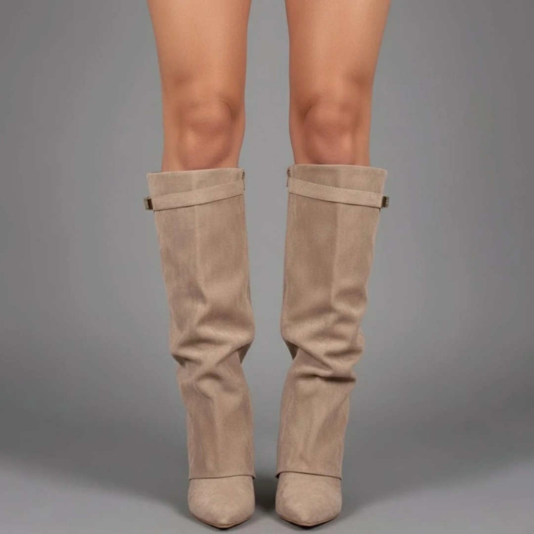 Genevieve | Fold-Over Knee Boots