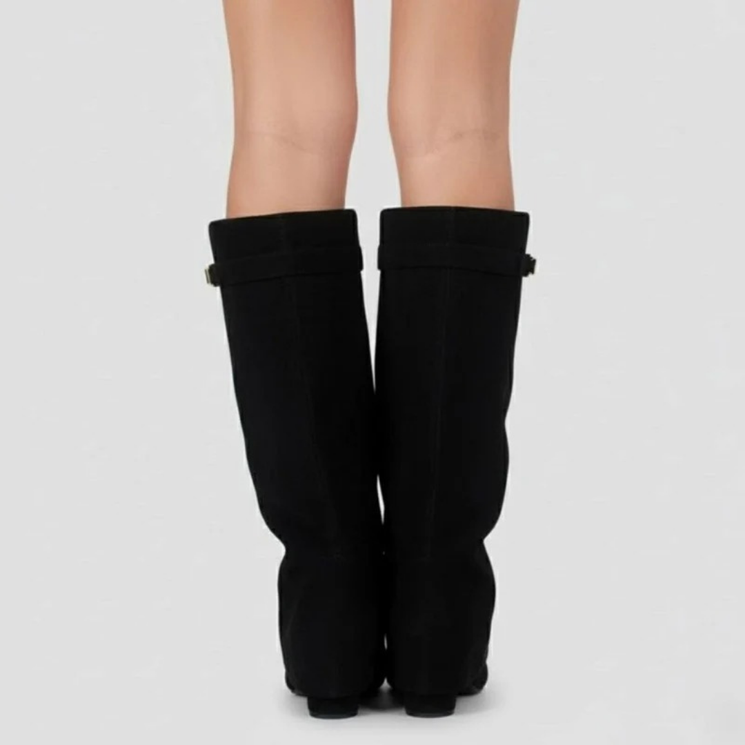 Genevieve | Fold-Over Knee Boots