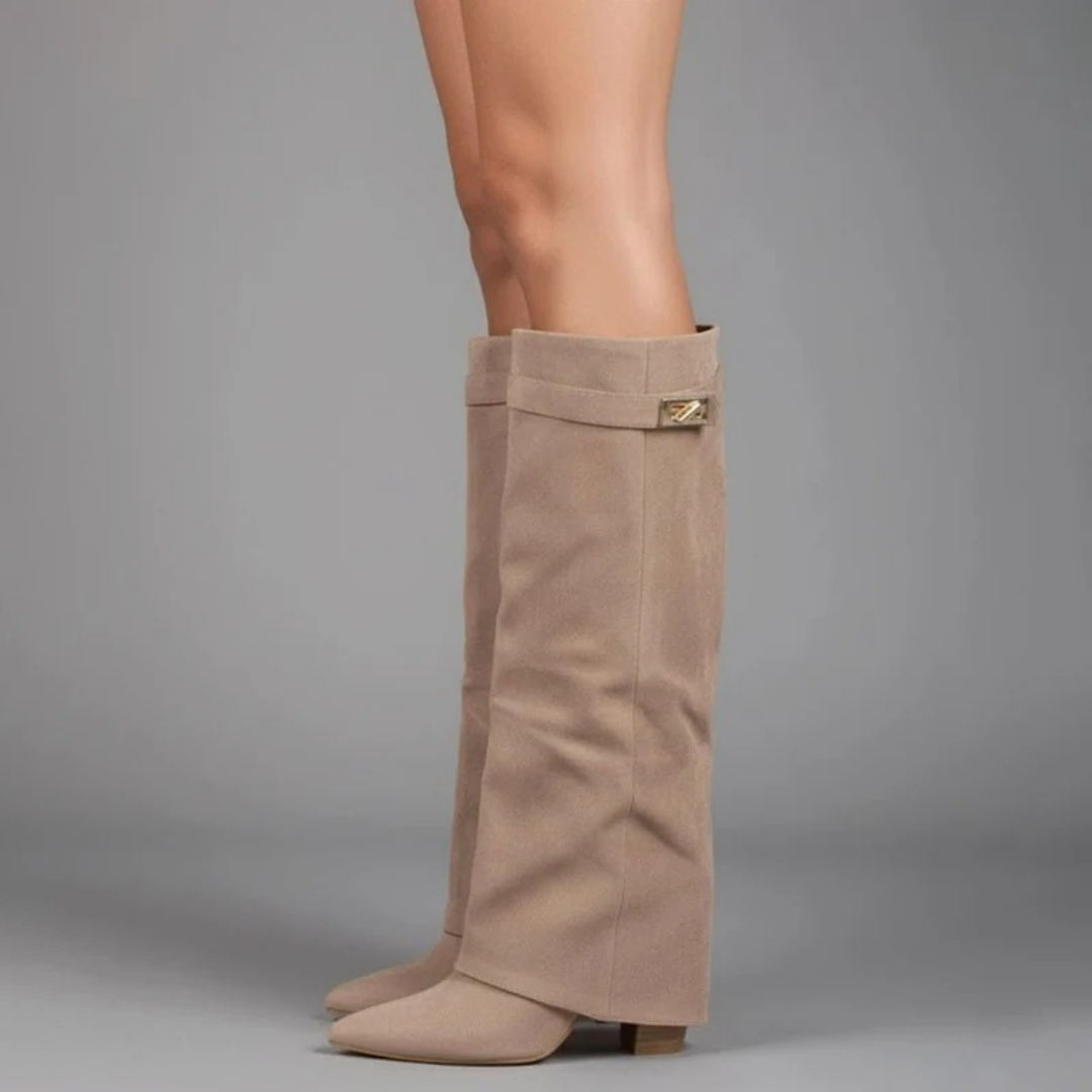 Genevieve | Fold-Over Knee Boots